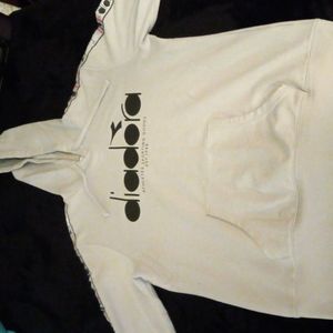 Diadora grey/pink Hoody